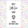 MOTHER'S DAY card from the dog. funny mother's day card, card from the dog, card from the dogs, best dog mum, ball thrower, 7 designs - DOG MUMMY