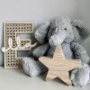Personalised Wooden Rattan Alphabet with Name / Boho Nursery Decor / Personalised Wall Decor / Scandi Alphabet