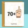 71st Birthday Card - Personalised inside if required - For dad, mum, grandpa, nana - Perfect funny card for someone turning 71 years old - Blank inside - Regular - Matte