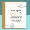 Dog Mum Birthday Card - Funny Card for the pup's mom on her birthday - Any Age - Personalised inside if required - Blank inside - Regular - Matte