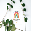 Rainbow Thank you Card