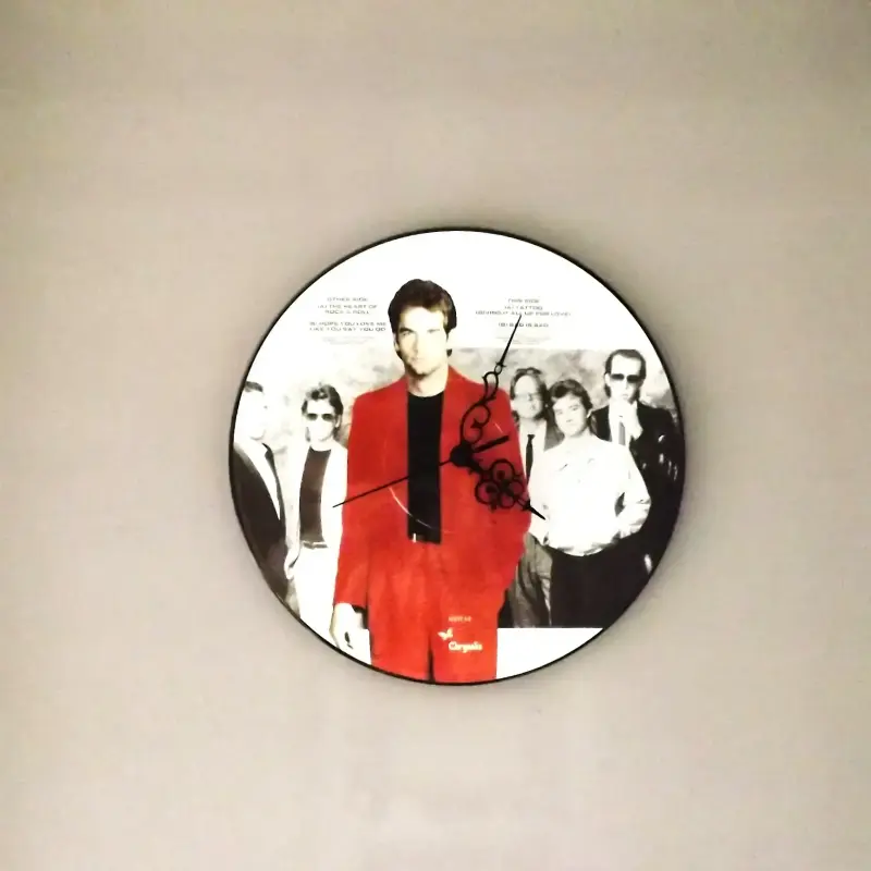 Huey Lewis And The News 12 Inch Clock Picture Disc Vinyl Record 80s Great