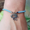 Blue kids bracelet with a Unicorn Charm