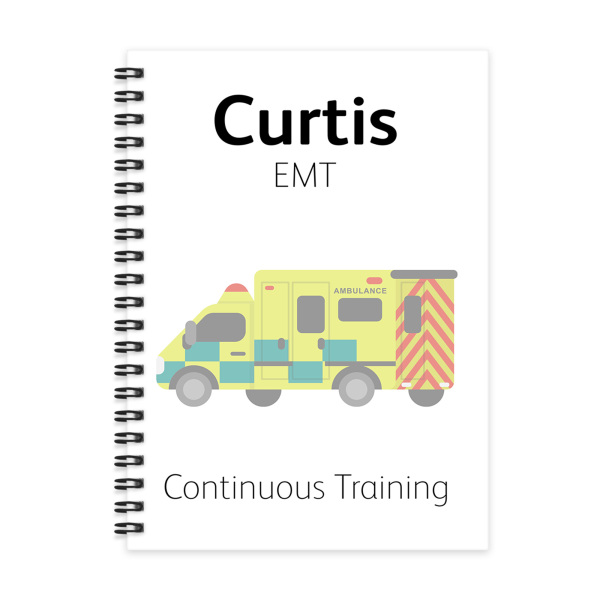 Personalised A5 Notebook - Ambulance
