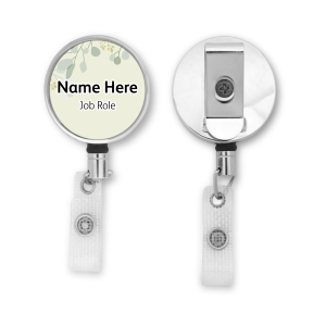 Personalised Metal ID Reel - Eucalyptus