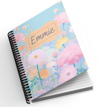 Personalised A5 Notebook - Candy Floral