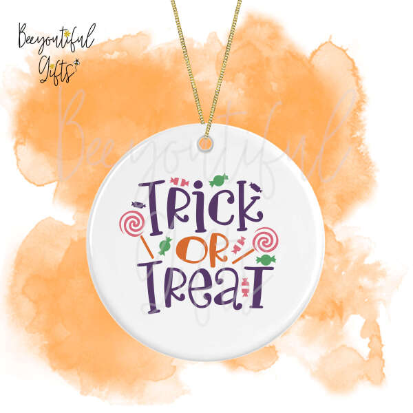 Halloween Ceramic Decoration - Trick or Treat