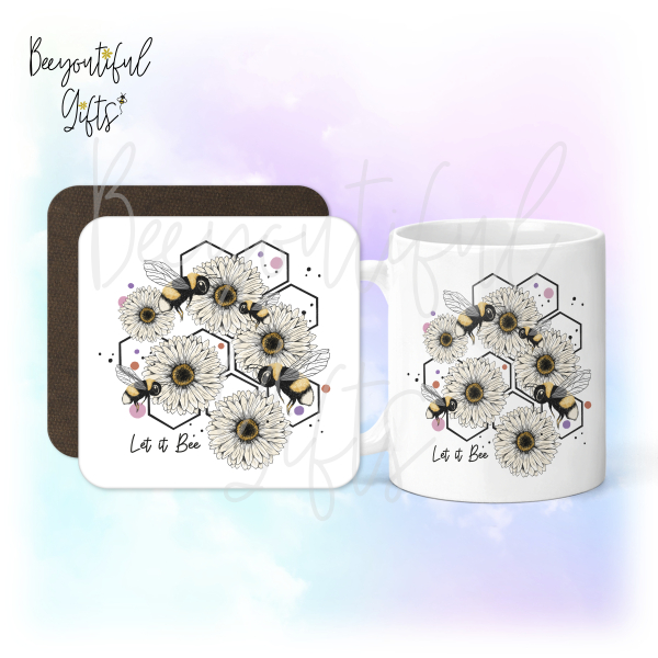 Mug & Coaster Set - Let It Bee