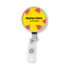 ID badge reel Personalised Metal ID Reel - Classic Yellow Melons - Personalised Reel