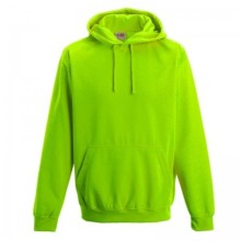 Personalised AWD Electric Fluorescent Hoodie - Electric Green - S