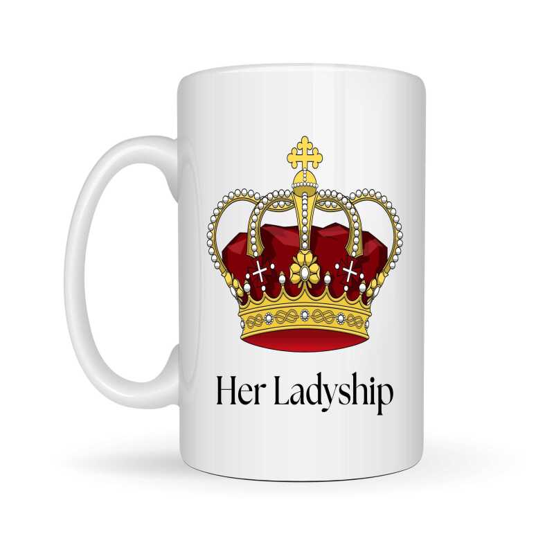 Funny Mug for Her - Cheeky Coffee or Tea Mug for the Lady of the House - Ideal for Christmas, Birthday, Secret Santa, or a gift to yourself