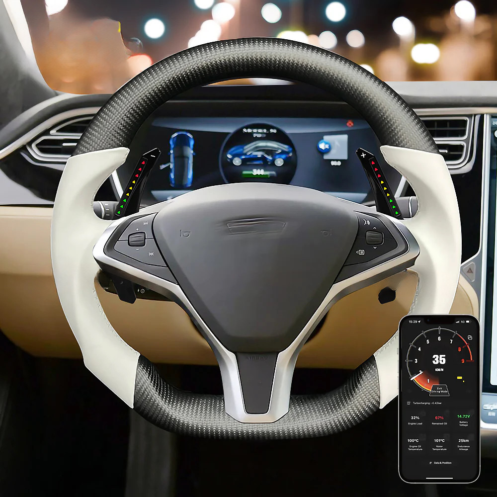 TESLA LED PADDLE SHIFTERS