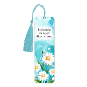 Aluminium Bookmark with Tassel - Bookmarks Are Magic Slices of Pause