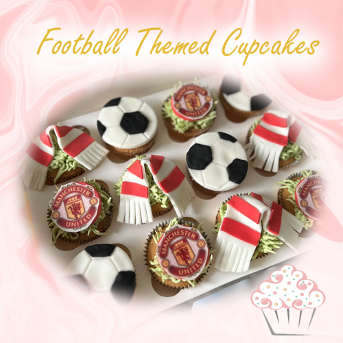 Football Themed Cupcakes