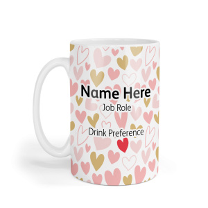 Personalised Ceramic Mug - Hidden Red Heart
