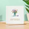 Birthday Card For Mum Flower Birthday Card For Mum Pretty Flower Birthday Card For Mum or Mother Blooming Best Mum Birthday Card - Square (5.5x5.5) / Blank Inside