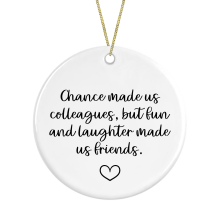 Self Love Ceramic Hanging Decoration - Chance Made Us Colleages