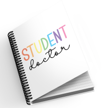 Personalised A5 Notebook - Student Nurse/Midwife/Doctor