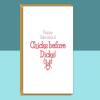 Funny Galentine's card for her - Personalised inside if required for your friend - Chicks before Dicks - For Bestie and single friends - Blank inside