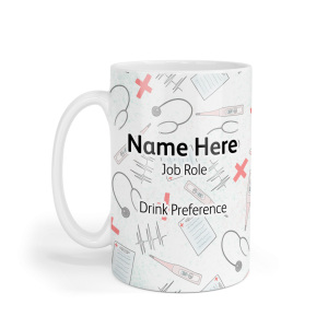 Personalised Ceramic Mug - Nurse Doctor Medical Care