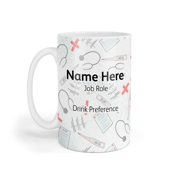 Personalised Ceramic Mug - Nurse Doctor Medical Care