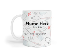 Personalised Ceramic Mug - Nurse Doctor Medical Care