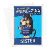 Anime Cat Girl Card For Sister - A5 Portrait - 1 Card