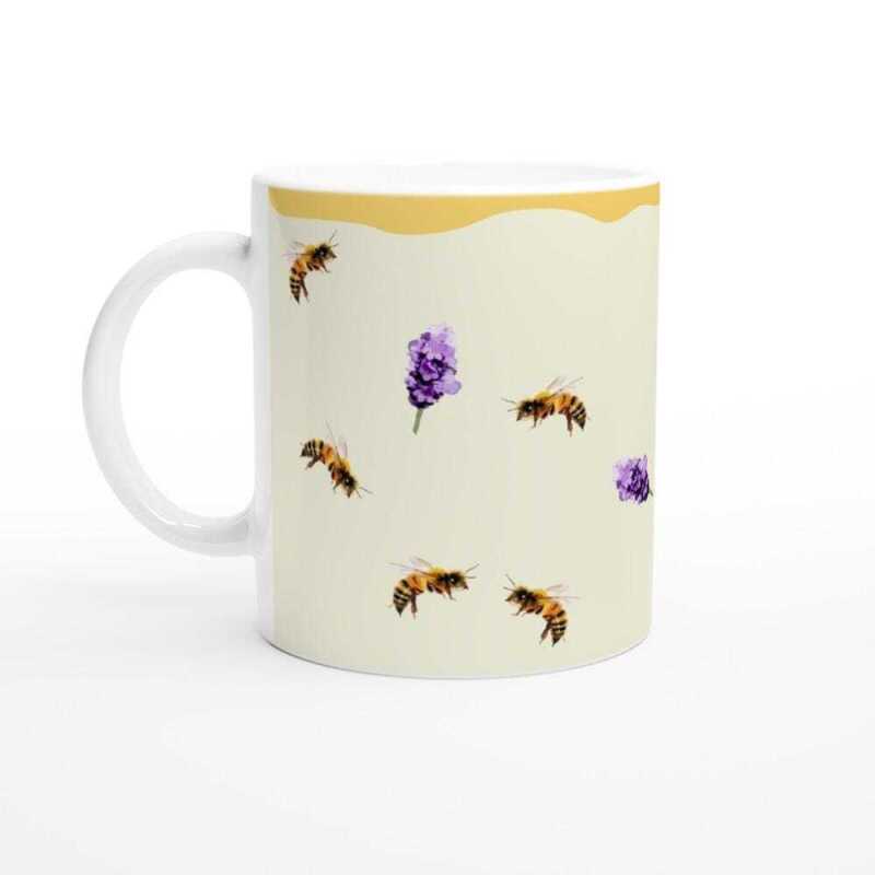 Honey Bee For Mum Mug - Ceramic White