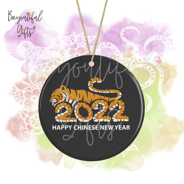 Chinese New Year Ceramic Decoration - Happy Chinese New Year 2022