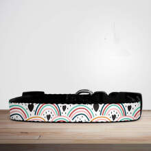 Hearts & Rainbow Dog/Puppy Collar - Small (29cm-46cm)