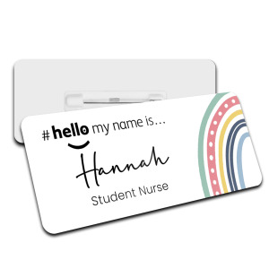 Name Badge - Boho Rainbow Hello My Name is... - Boho Rainbow 2