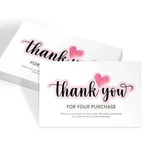 Small Business Thank You Cards - Thank You For Your Order