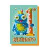 1st Birthday | Cute Card | Alien card