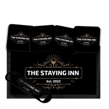Mats for Bars - Custom Bar Runners - The Staying Inn