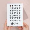 2nd Wedding Anniversary Card For Wife Anniversary Card for Husband or Boyfriend Anniversary Card For Girlfriend Second Anniversary Two Year - Large (5x7) / Blank Message
