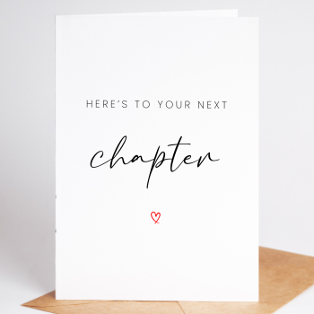 New Chapter Good Luck Card, Best Of Luck Card, Simple New Job