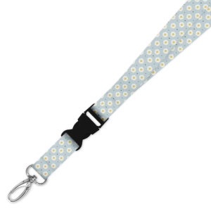 Double Breakaway Lanyard - Daisies & Hearts