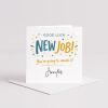 New Job Card for Her &ndash; Personalised Congratulations Card for a New Role - Smooth No Message - Kraft Brown