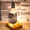 1ltr JD Original Clock-Lamp Block Base- Upcycled - Man Cave - Fathers Day - Gifts For Him -