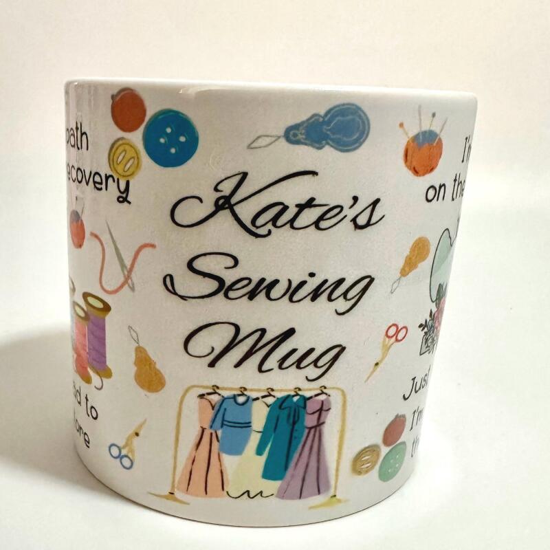 Stitch & Sip in Style: Unique Handmade Sewing Mug
