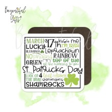 St. Patrick's Day Coaster - St. Patrick's Day Subway Art