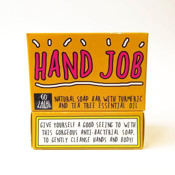 Hand Job Soap | Tea Tree and Turmeric | Funny Gift | Vegan | Stocking Filler | Secret Santa | Valentine