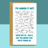 Funny 50th Birthday Card - Personalised inside if required - For Him or For Her - Perfect greetings card for someone turning 50 years old - Blank inside - Regular - Matte