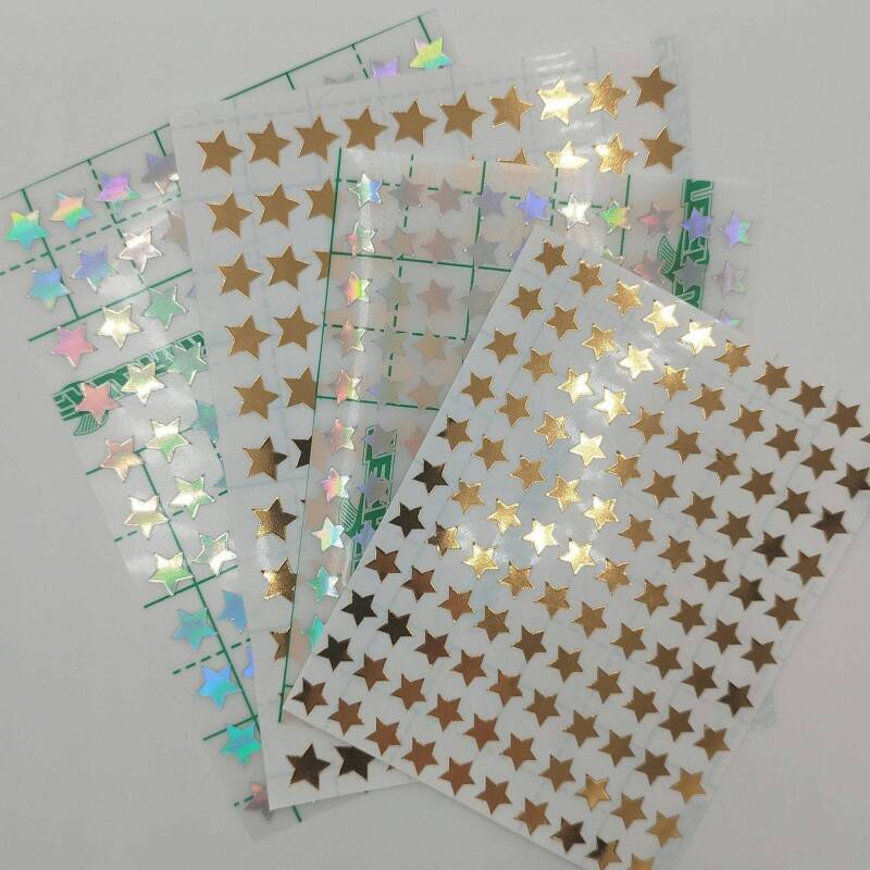 100 Star Stickers - 1 - Gold