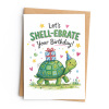 Birthday Card - Let's Shell-ebrate Your Birthday - Small (Approx. A6 | 105mm x 148mm | 4.1in x 5.8in) - Standard Smooth Card