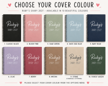 A5 Personalised Spiral Bound Diary - Simple - Standard 2027