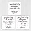 Happy anniversary to the greatest parents, Mum and Stepdad, Dad and Stepmum in the world from son, daughter (Size A6/A5/A4/Square 6x6") - A6: Single card