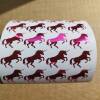 Pink Chrome Unicorn Stickers