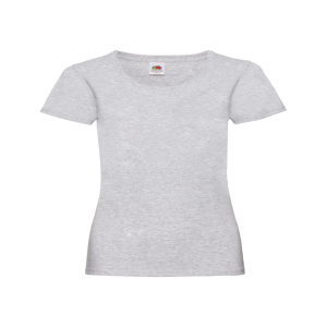 Personalised Fruit of the Loom Ladyfit T-Shirt - Heather - XS