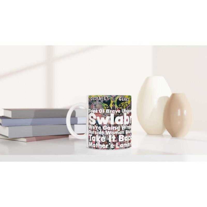 Cream Disraeli Gears Vinyl Album Track Mug - Ceramic White